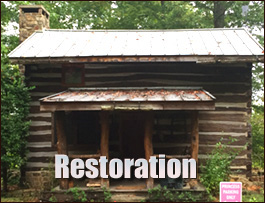 Historic Log Cabin Restoration  Harlem Springs, Ohio